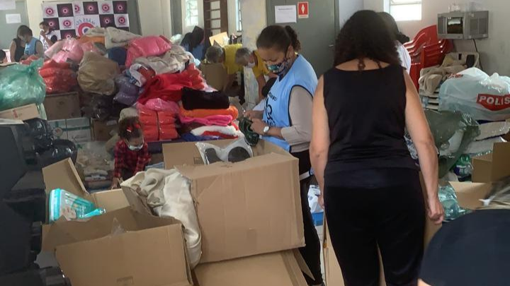 Em São Paulo as doações foram destinadas a três instituições indicadas pela Secretaria Municipal da Pessoa com Deficiência