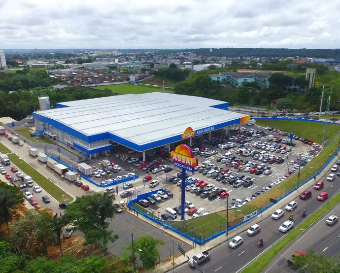 Assaí é uma rede de supermercados que opera 263 lojas em todo o Brasil./Assaí