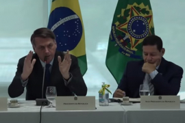 Vídeo de Bolsonaro com a equipe ministerial revela a cara do atual governo/Reunião ministerial/PR