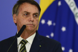 O presidente Jair Bolsonaro, denunciado por suas seguidas ameaças ao processo eleitoral./Divulgação