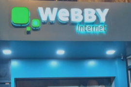 A Webby, baseada em Ourinhos (SP), opera no segmento de telecomunicações por meio da prestação de serviços de internet./Webby - website