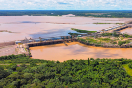 Usina Hidrelétrica Santo Antônio é a quarta maior geradora de energia hidrelétrica do país./Santo Antônio Energia - website