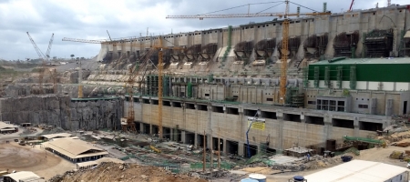 Construção da Usina de Belo Monte - Crédito Pascalg622/WM