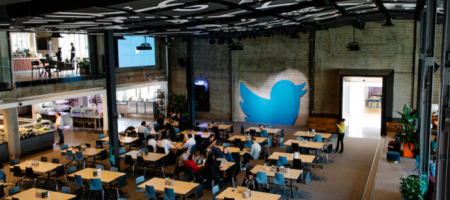 Áreas comuns na sede do Twitter em San Francisco, Califórnia. / Foto: Amer Abu-Dayyeh - Built IN