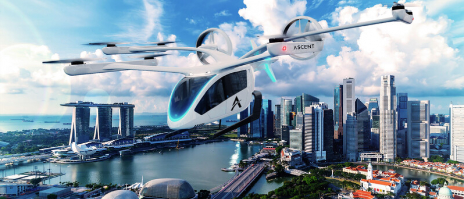 A Eve planeja disponibilizar até 100 aeronaves para serem comercializadas pela plataforma da Ascent em suas rotas atuais e futuras
