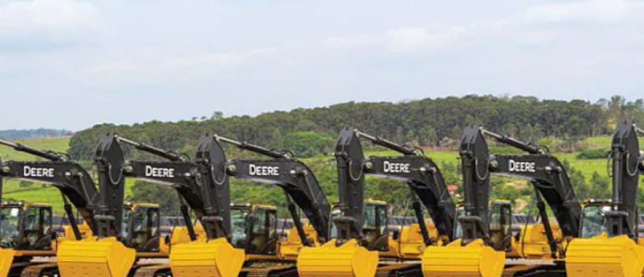 John Deere continuará fabricando escavadeiras de construção e florestal da marca Deere/John Deere