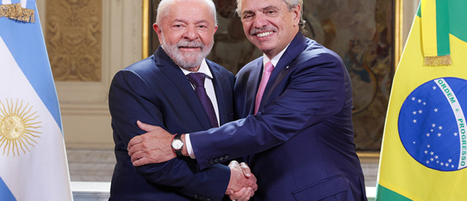 A proposta de Lula da Silva e Fernández está mais próxima de ser uma unidade de conta do que uma moeda real./Divulgação - Presidência da Argentina