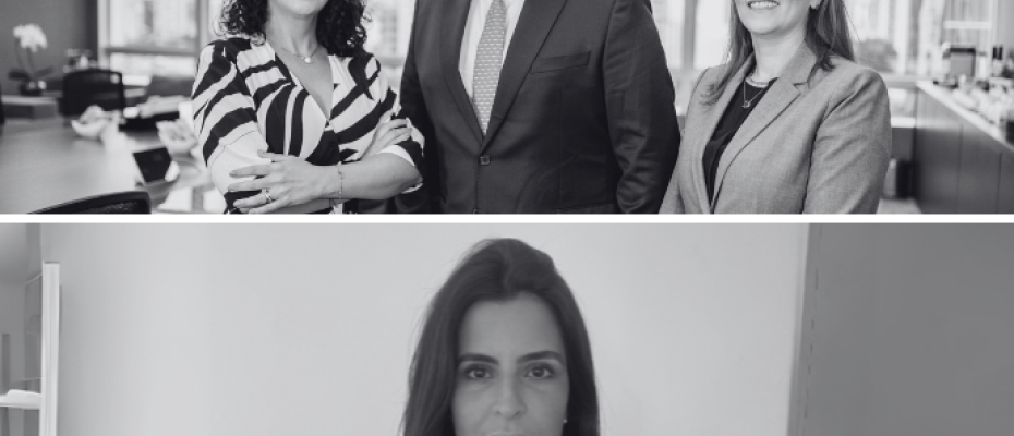 Ricardo Aprigliano, Christiane Siqueira e Maria Aparecida Gonçalves, do Demarest, e Lygia Dias Ferreira, do BVZ Advogados./Divulgação